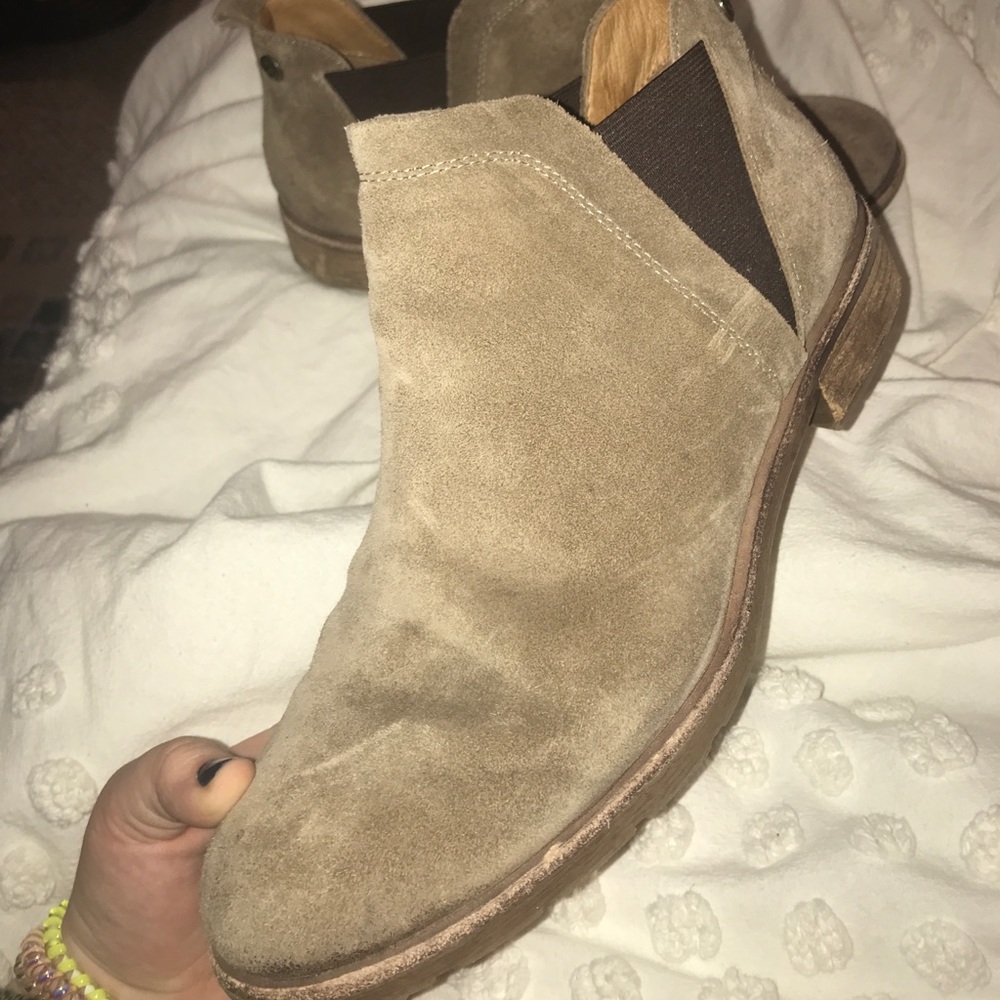 Suede booties
